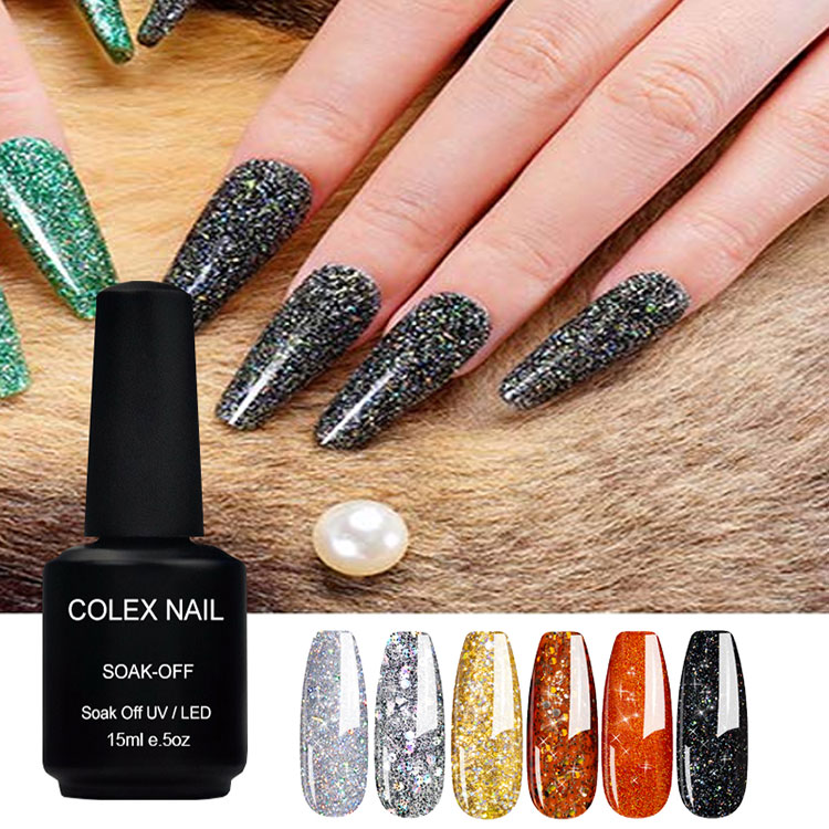 15 ml glänzender Glitzer -Gel -Politis