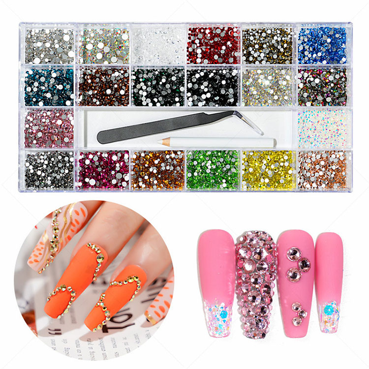 3D-Nageldiamanten
