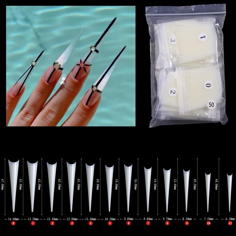 ABS-Spitzen für künstliche Nägel aus Acryl