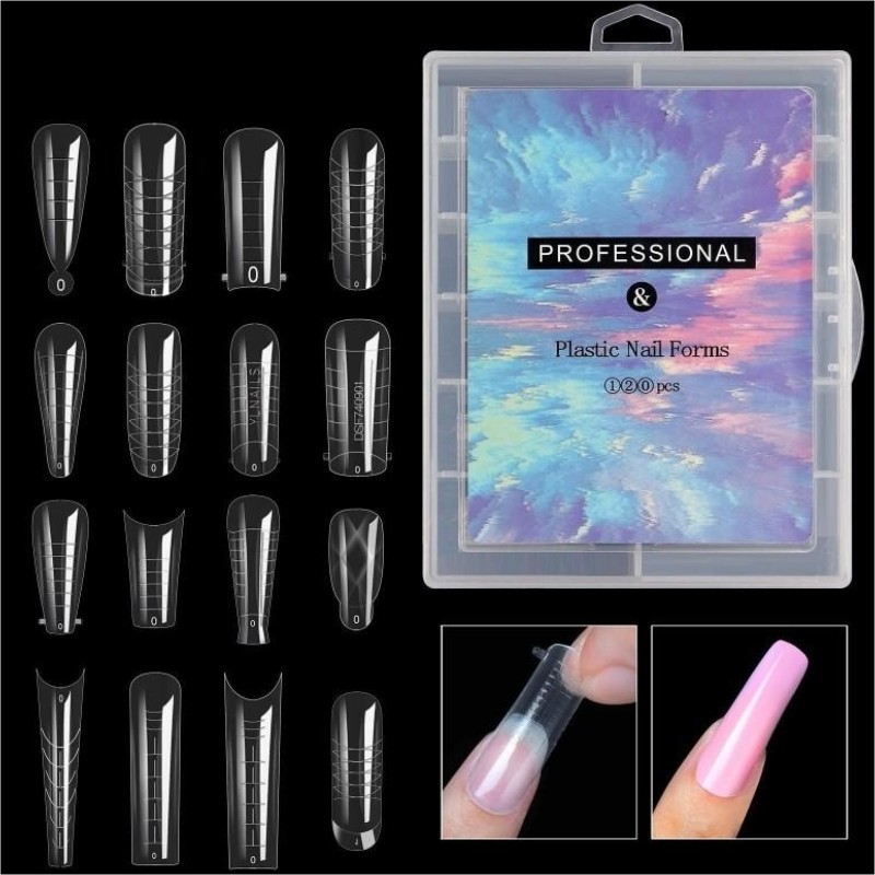Acryl-Nagelkunstform, künstliche Nagelspitzen
