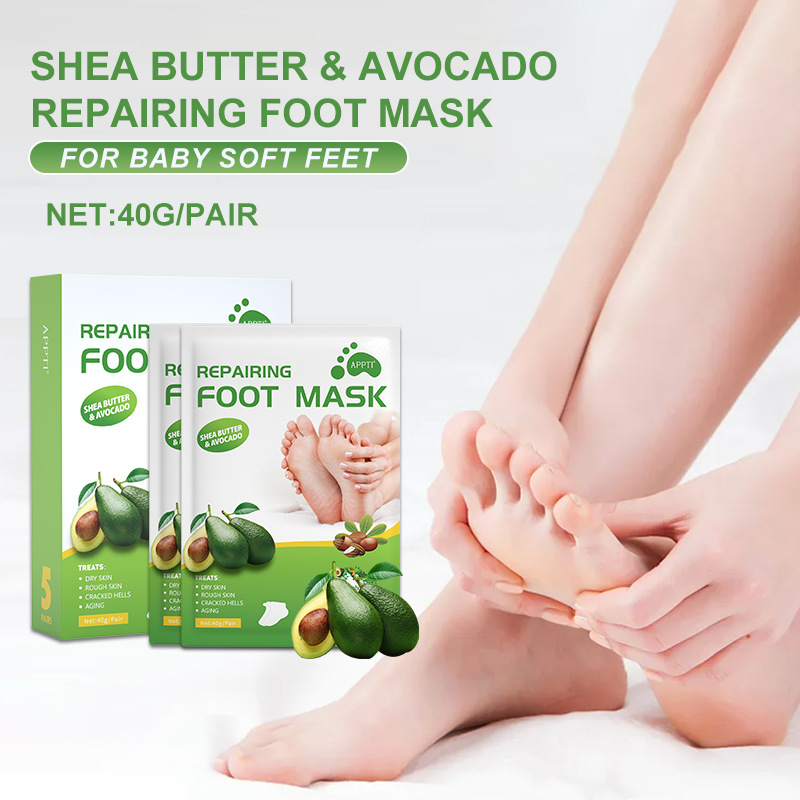 Einweg-Avocado-Vitamin-E-Nourish-Foot-Peeling-Maske