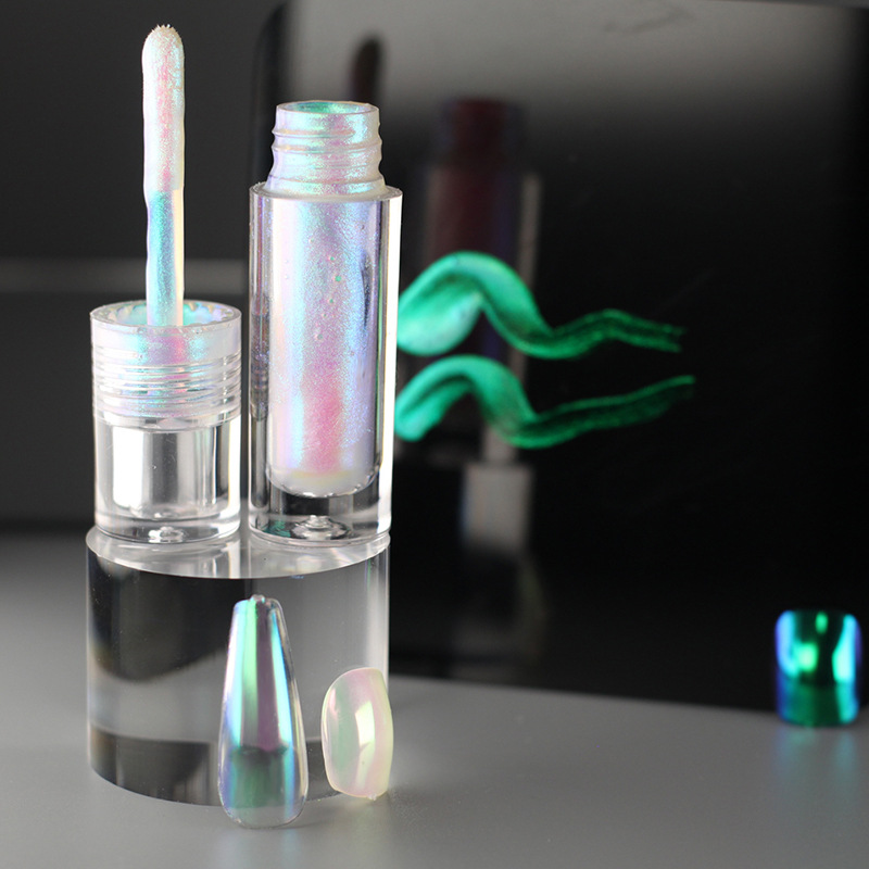 DIY Nail Art Dekoration flüssiges magisches Spiegelpulver