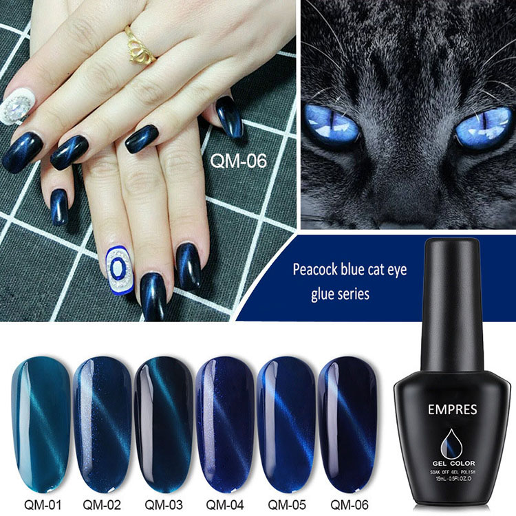 Magische Milchsterne Cat Eye Nail Gel Politur