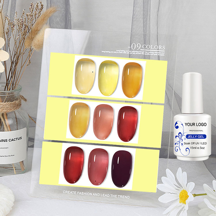 Nagelkunstpudding Ice Jelly Gel Politur