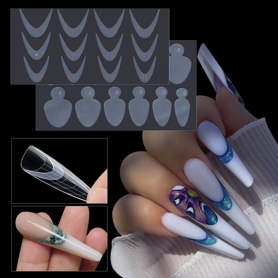 Papierlose Gel-Nagelverlängerungsform