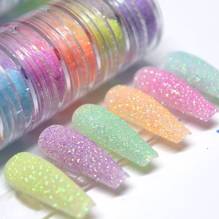 Zuckerpulver-Nagelglitzer-Set